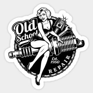 Old School Repair Sticker